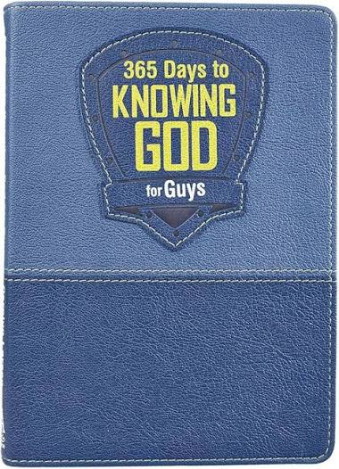 365 Days To Knowing God For Guys Faux Leather