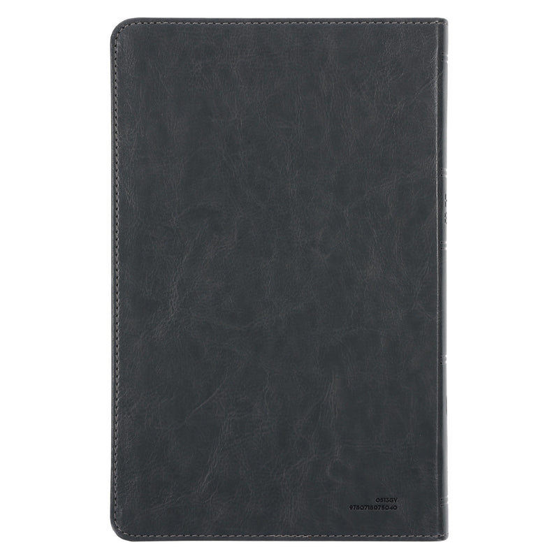 NKJV Deluxe Gift Bible Red Letter Gray (Imitation Leather)
