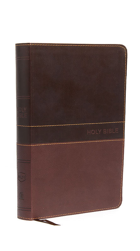 NKJV Deluxe Gift Bible (Toffee Leathersoft) (Imitation Leather)